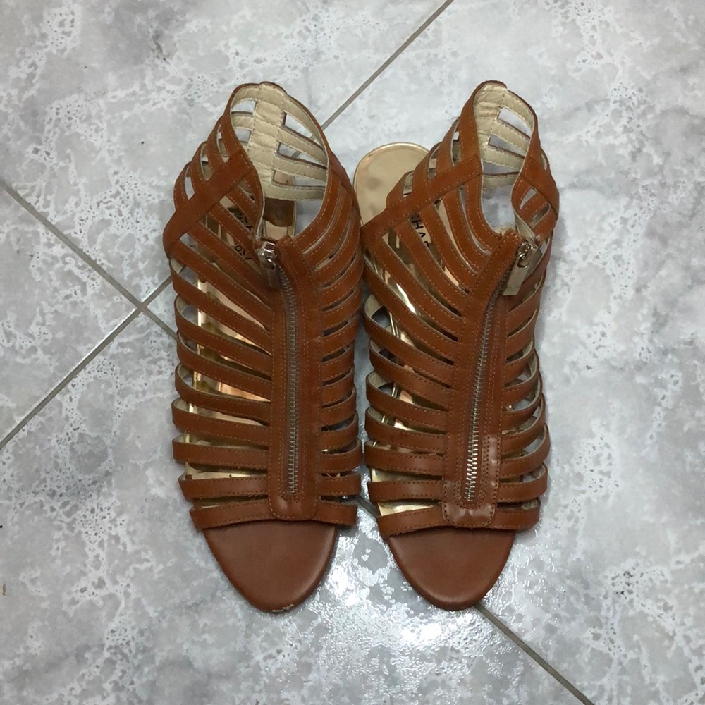 Michael Kors gladiator sandals with small wedge
